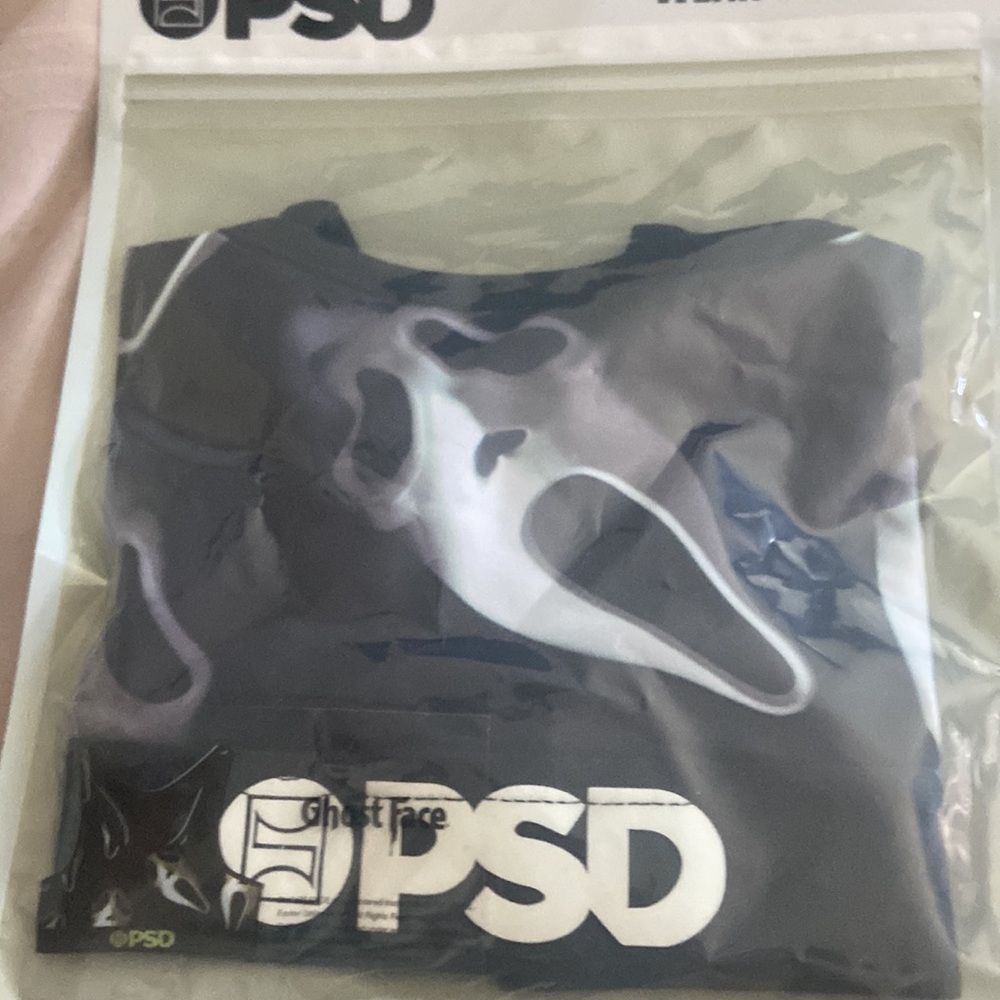 PSD Ghost Face Women’s Sports Bra size Small NWT